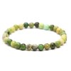 Náramek Opál zelený - 6 mm kuličky #824 - z přírodních kamenů