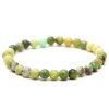 Náramek Opál zelený - 6 mm kuličky #824 - z přírodních kamenů