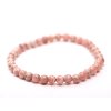 Bransoletka z rodochrozytem - kulki 5-6 mm #827 - z naturalnych kamieni