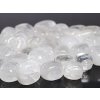 Tromlovaný kámen Kalcit bílý průzračný L velikost 20 - 30 mm - Brazílie #641