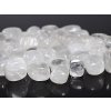 Tromlovaný kámen Kalcit bílý průzračný L velikost 20 - 30 mm - Brazílie #641