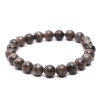 Náramek Spektrolit kávový - 8 mm kuličky #855 - z přírodních kamenů