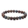 Bracelet Ruby - Sapphire – 8 mm beads #857 from natural stones