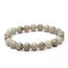 Náramek Spektrolit bílý - 8 mm kuličky #859 - z přírodních kamenů