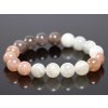 Náramek Měsíční kámen MIX - 10 mm kuličky #866 - z přírodních kamenů