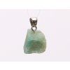 Amazonite raw stone pendant #173