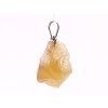 Ciondolo calcite gialla pietra grezza #178