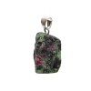 Ruby in Zoisite stone pendant, raw stone #183