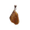 Tiger's Eye stone pendant, raw stone #185