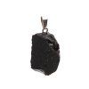 Obsidian stone pendant #186