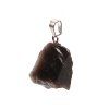 Obsidian stone pendant #186