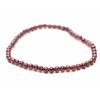 Náramek Granát - 3 mm kuličky #870 - z přírodních kamenů