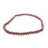 Náramek Granát - 3 mm kuličky #870 - z přírodních kamenů