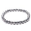 Náramek Terahertz fazetovaný - 6 mm kuličky #881