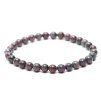 Bracelet Ruby – 6 mm beads #883 from natural stones