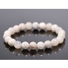Náramek Achát krajkový bílý crazy lace - 8 mm kuličky #888 - z přírodních kamenů