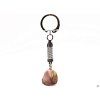Keychain stone Pink Botswana agate #901 - key pendant