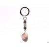 Keychain stone Pink Botswana agate #901 - key pendant