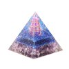Piramida orgonitowa Ametyst kamienie 5x5 cm #OR010