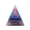 Piramida orgonitowa Ametyst kamienie 5x5 cm #OR010