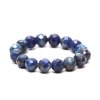 Pierścionek Lapis Lazuli - 4 mm kulki fasetowane #81 - z naturalnych kamieni