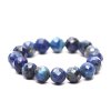 Pierścionek Lapis Lazuli - 4 mm kulki fasetowane #81 - z naturalnych kamieni