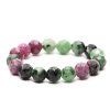 Ruby Zoisite Ring - 4 mm faceted beads #82 - made from natural stones