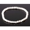 Bransoletka Perłowa - 4 mm fasetowane kulki #928 - z naturalnych materiałów