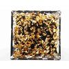 Orgonit pyramída 5x5 cm Budha + kamene Obsidián #OR044