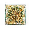 Orgonit pyramída 5x5 cm Budha + kamene Malachit #OR045