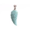 Larimar přívěsek Křídlo Ag 925 - 4.3 g 30x15 mm #L68