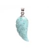Larimar přívěsek Křídlo Ag 925 - 4.3 g 30x15 mm #L68