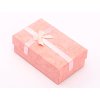 Pudełko prezentowe różowe 8x5x3 cm z kokardką #ZM03