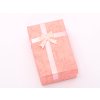 Pudełko prezentowe różowe 8x5x3 cm z kokardką #ZM03