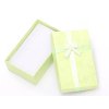 Pudełko prezentowe jasnozielone 8x5x3 cm z kokardką #ZM04