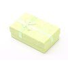 Light green gift box 8x5x3 cm with bow #ZB93