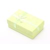 Pudełko prezentowe jasnozielone 8x5x3 cm z kokardką #ZM04