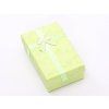 Light green gift box 8x5x3 cm with bow #ZB93