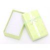 Light green gift box 8x5x3 cm with bow #ZB93