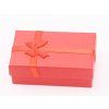 Red gift box 8x5x3 cm with bow #ZB84