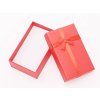 Red gift box 8x5x3 cm with bow #ZB84