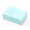 Pudełko prezentowe turkusowe 8x5x3 cm z kokardką #ZM06
