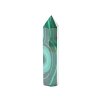 Obelisk z malachitu, szpica 67 g - 81 mm #D247