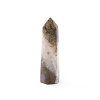 Obelisk Agat mszysty – iglica 106g - 9,5 cm #D274