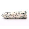Obelisk Agat mszysty – iglica 103g - 9,8 cm #D278