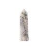 Obelisk Agat mszysty – iglica 88g - 9,2 cm #D281