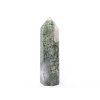 Obelisk Agat mszysty – iglica 85g - 8,9 cm #D287
