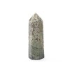 Obelisk z agatu mchowego, szpiczasty, 75 g - 8,5 cm #D296