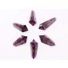 Double-pointed amethyst wand 80-100g #ZB138