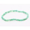 Náramek Chryzopras - 4 mm fazetovaný #966 - z přírodních kamenů